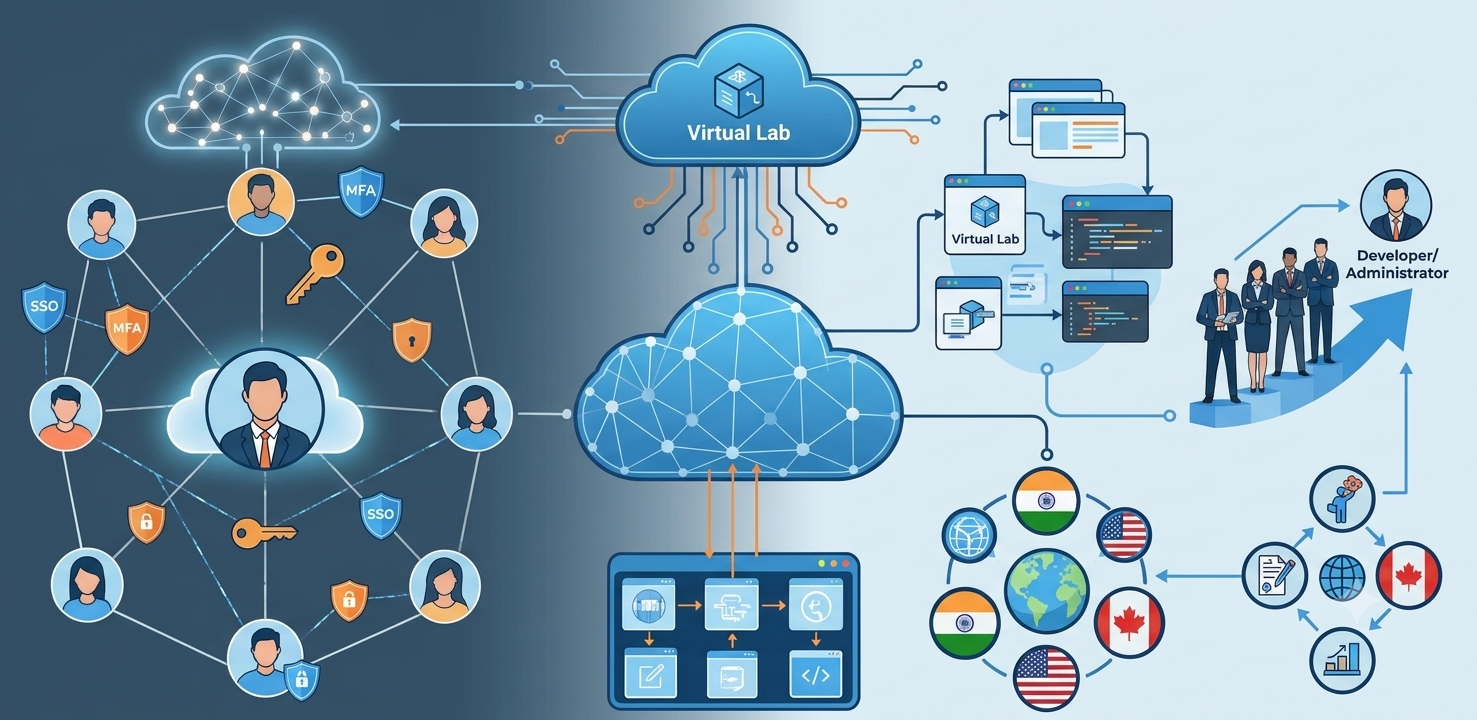 Okta training — IAM, SSO, MFA, virtual labs and job support